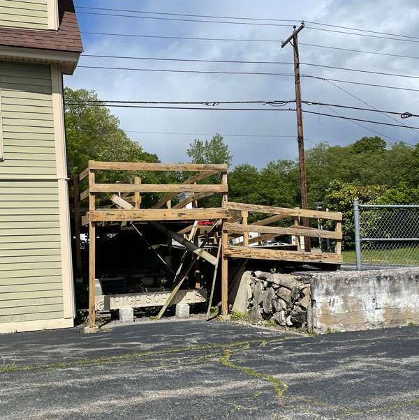  Blackstone Museum accessibility improvements - unstable ramp in May 2025