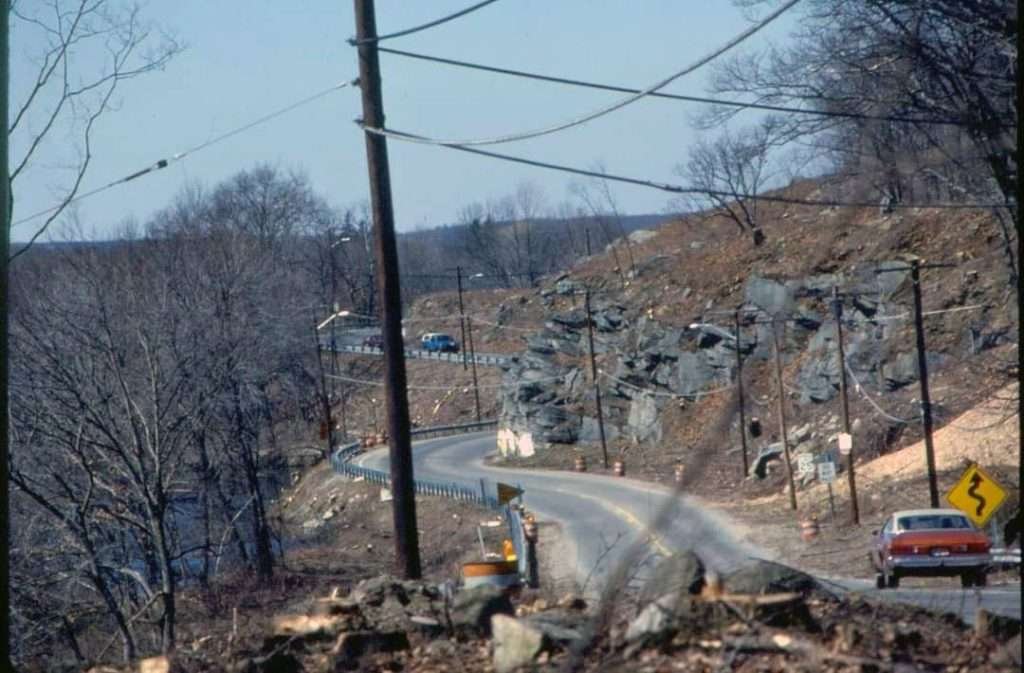 Dead Man's Curve in Millville 1970s
