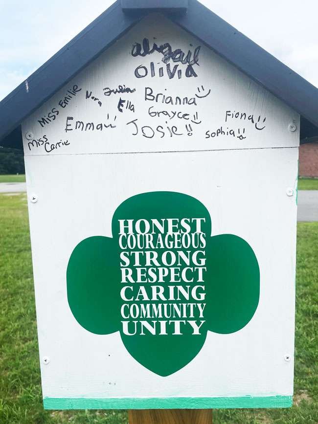 Free Little Libraries in Blackstone MA - A Girl Scout Project