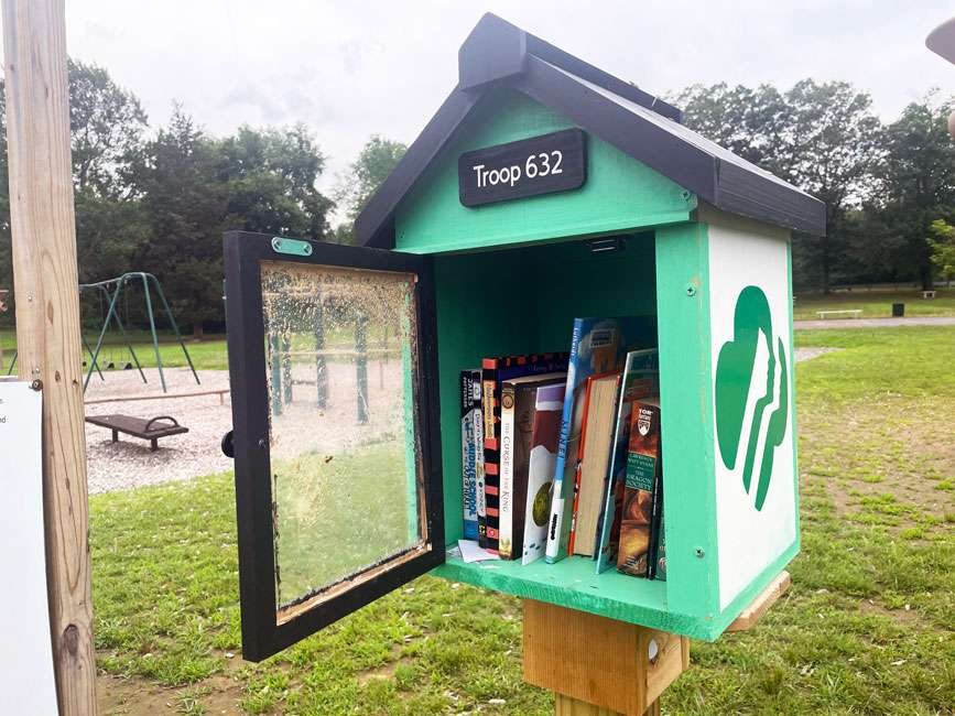Free Little Libraries in Blackstone MA at Goulet Field by Brianna McKiel