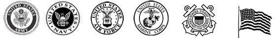 Blackstone Veterans Memorial Brick Program - military emblems