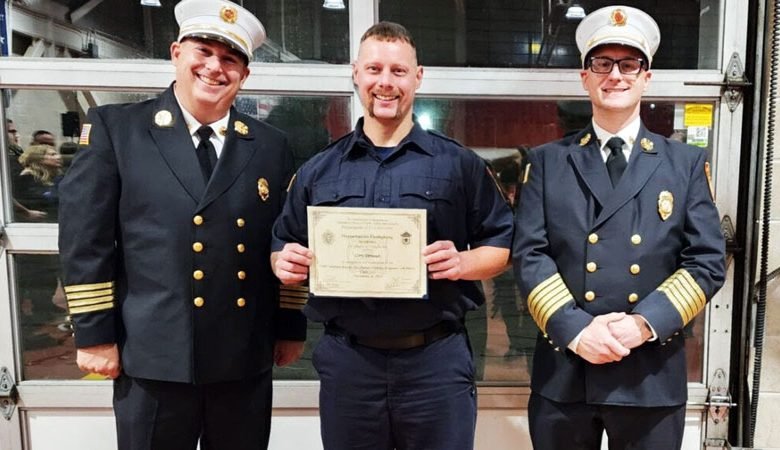 Cory Denault Graduates from the Massachusetts Firefighting Academy